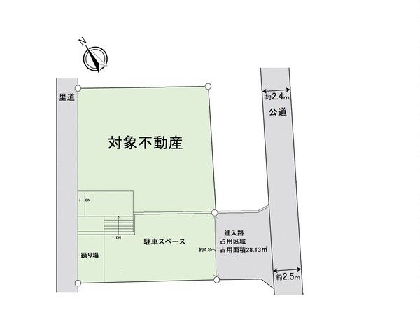 八木九丁目 土地 区画図 八木九丁目 土地 区画図
