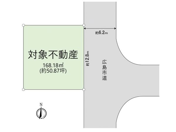 毘沙門台3丁目 土地(古家あり) 区画図
