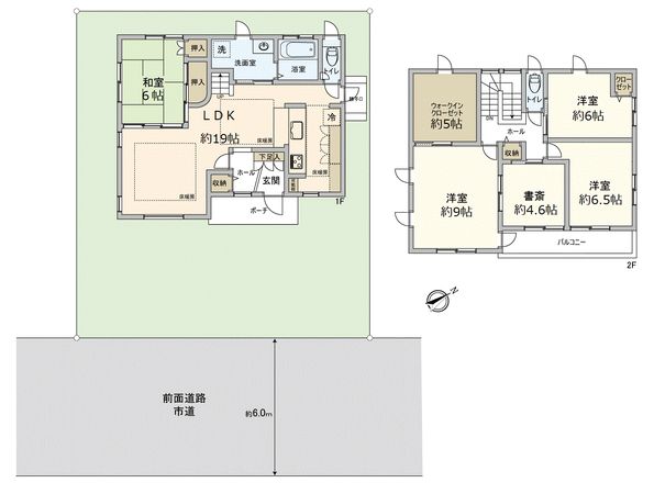大町西1丁目 戸建 間取図(平面図) 大町西1丁目 戸建 間取図(平面図)