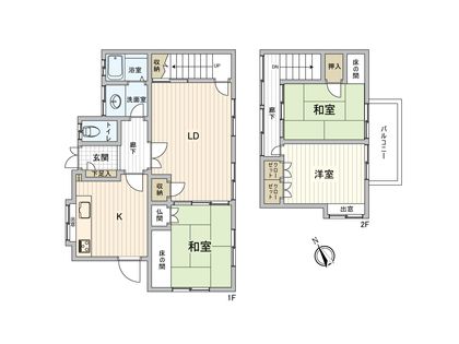 緑井五丁目戸建 間取図(平面図)