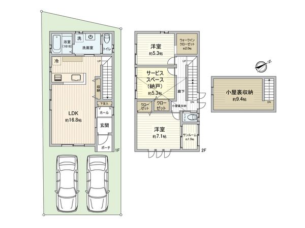 相田1丁目 新築 間取図(平面図)