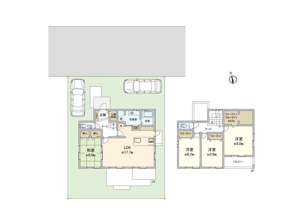 伴南五丁目戸建 間取図(平面図) 伴南五丁目戸建 間取図(平面図)