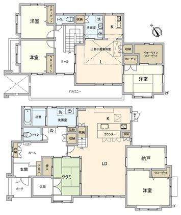 伴東2丁目 戸建 間取図(平面図) 伴東2丁目 戸建 間取図(平面図)
