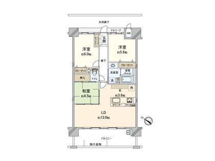 アルファステイツ西原 間取図(平面図)