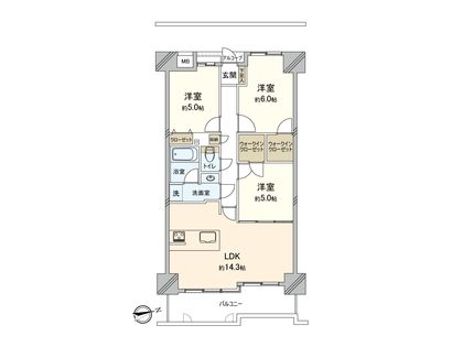 間取図(平面図)