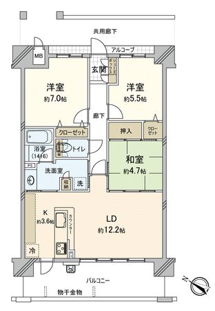 アルファステイツ西原 間取図(平面図) アルファステイツ西原 間取図(平面図)