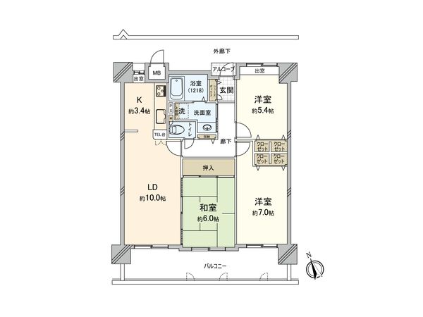 間取図(平面図)
