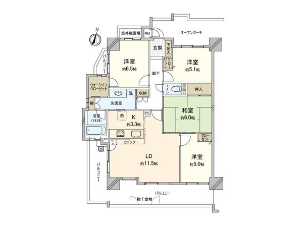 間取図(平面図)