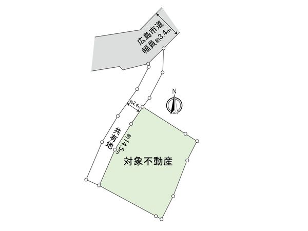 船越6丁目 土地 区画図