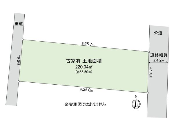 宇品東3丁目 土地(古家あり) 区画図 宇品東3丁目 土地(古家あり) 区画図