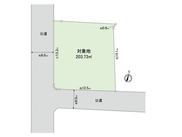 相田3丁目 土地 区画図