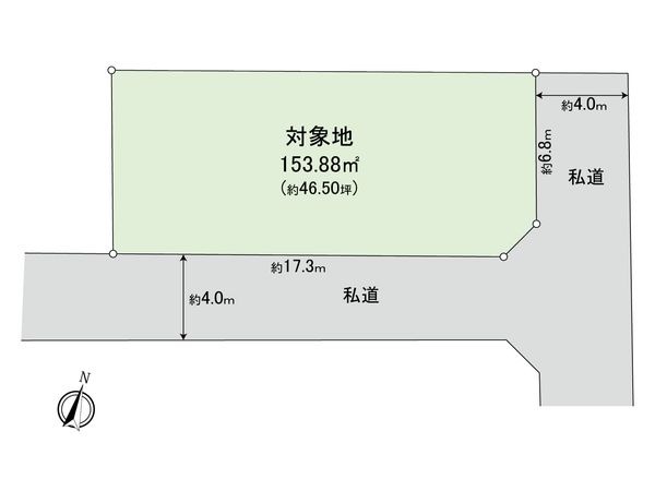 旭2丁目 土地 区画図 旭2丁目 土地 区画図