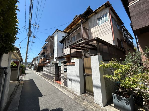 翠2丁目土地 前面道路含む外観