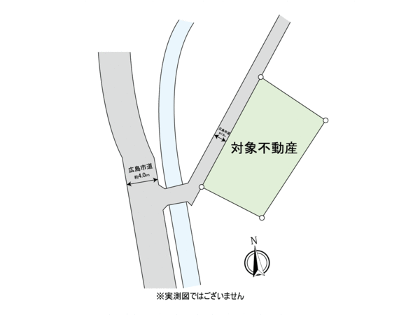 矢野東六丁目土地 地形図