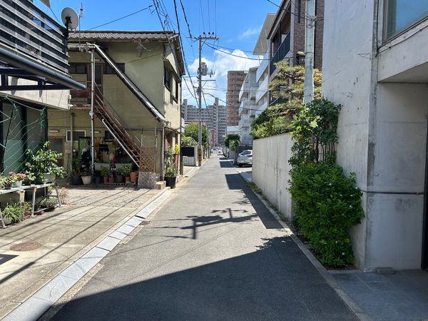 宇品西2丁目 土地 前面道路含む外観 宇品西2丁目 土地 前面道路含む外観