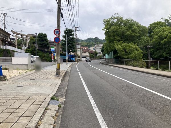 清水1丁目 土地 前面道路含む外観