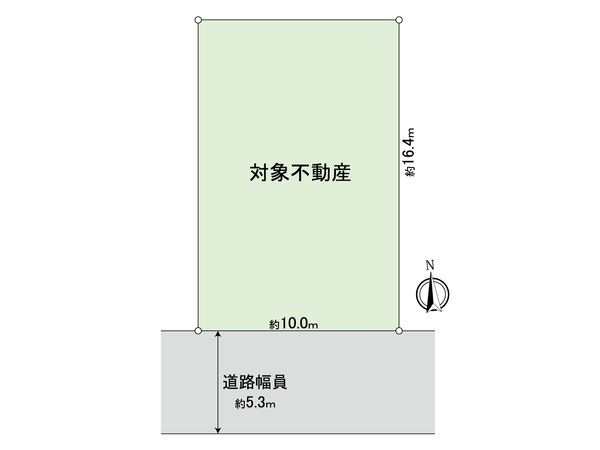 宇品神田2丁目 土地(古家あり) 区画図 宇品神田2丁目 土地(古家あり) 区画図