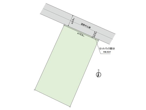 楠那町 土地(古家あり) 区画図 楠那町 土地(古家あり) 区画図