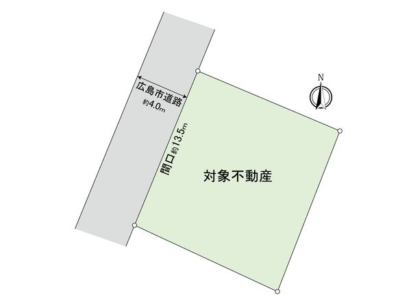 丹那新町 土地 区画図