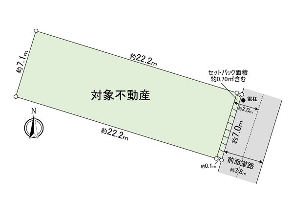 光南4丁目 土地 区画図 光南4丁目 土地 区画図