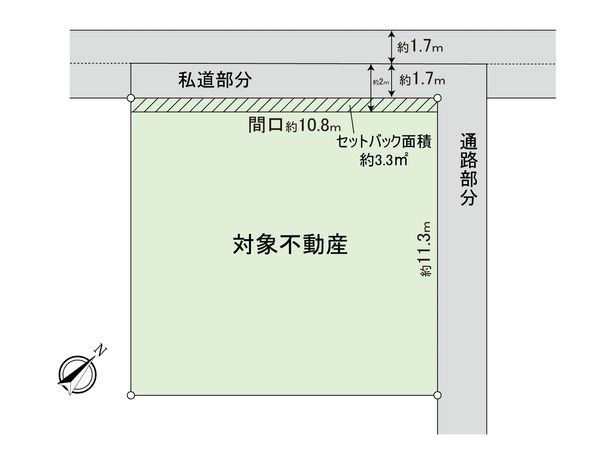 皆実町5丁目 土地 区画図 皆実町5丁目 土地 区画図
