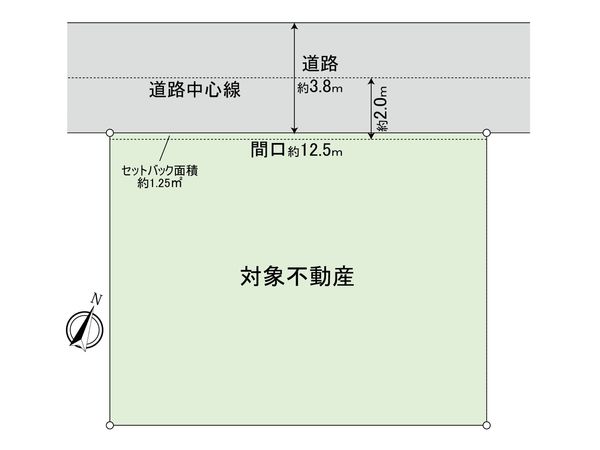 皆実町5丁目 土地(古家あり) 区画図 皆実町5丁目 土地(古家あり) 区画図