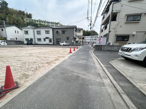 南大河町 土地No.2 前面道路含む外観