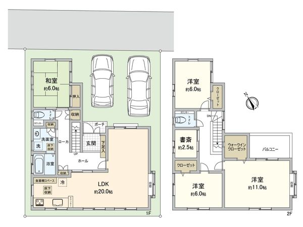 南千田西町 戸建 間取図(平面図) 南千田西町 戸建 間取図(平面図)