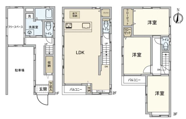 青崎2丁目 間取図(平面図) 青崎2丁目 間取図(平面図)