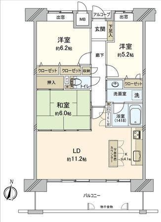 間取図(平面図)
