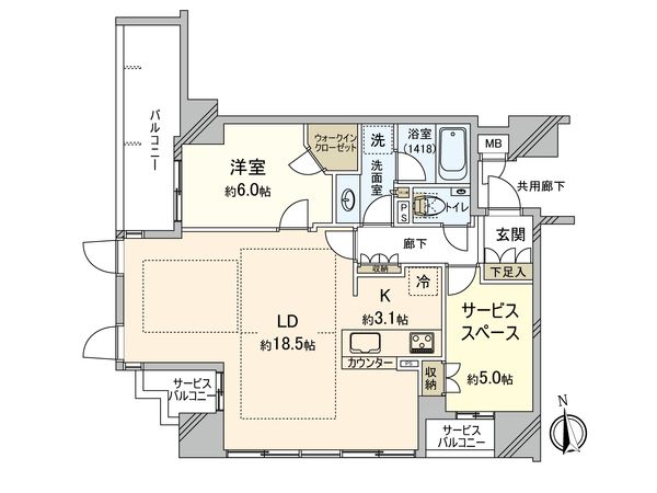 プレミスト上幟町 間取図(平面図) プレミスト上幟町 間取図(平面図)
