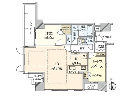 プレミスト上幟町 間取図(平面図)