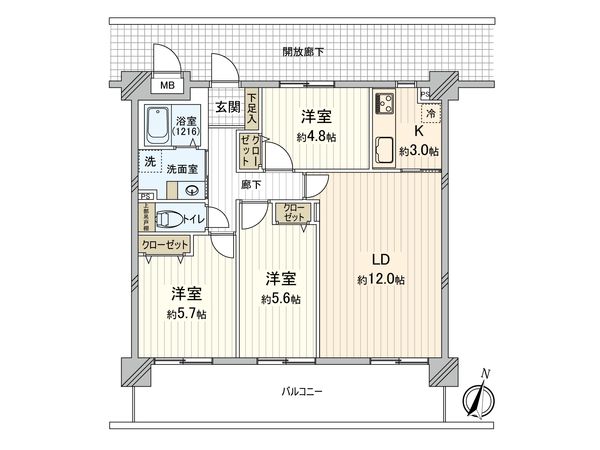 間取図(平面図)