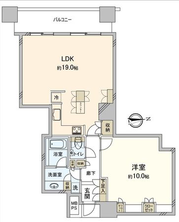 アーバンビューグランドタワー 間取図(平面図)