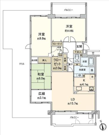 間取図(平面図)