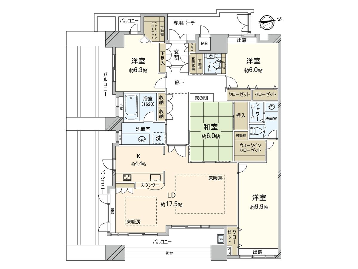 間取図(平面図)