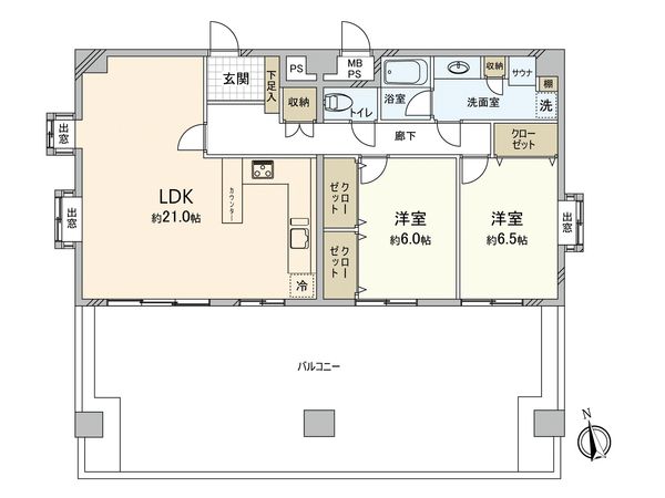 ダイアパレス加古町 間取図(平面図)