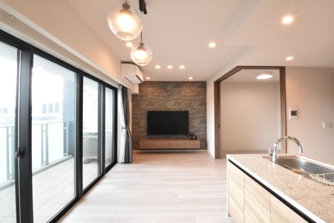 ソシオ白島城北 リビング