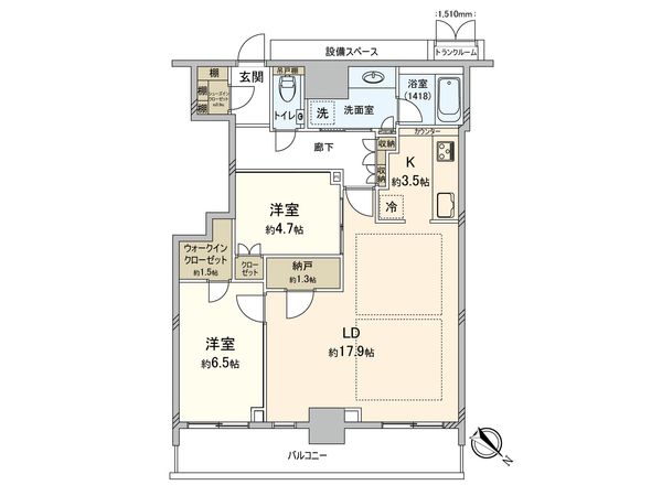 hitoto広島TheTower 間取図(平面図) hitoto広島TheTower 間取図(平面図)