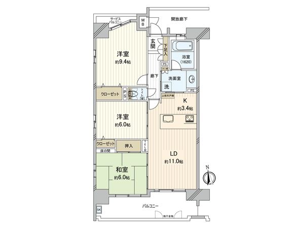 ルミナス三川町ラヴィアン・シャンゼリゼ 間取図(平面図) 間取図(平面図)