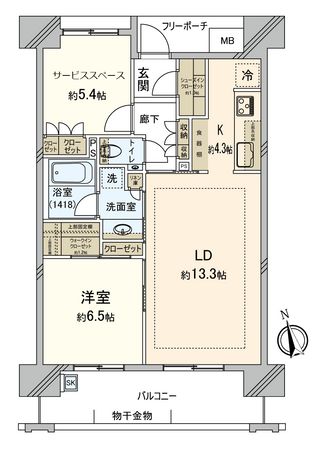 パークホームズ橋本町グランシーノ 間取図(平面図) パークホームズ橋本町グランシーノ 間取図(平面図)