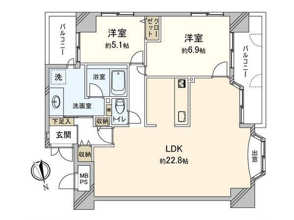 間取図(平面図)