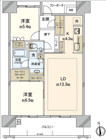 パークホームズ橋本町グランシーノ 間取図(平面図) パークホームズ橋本町グランシーノ 間取図(平面図)