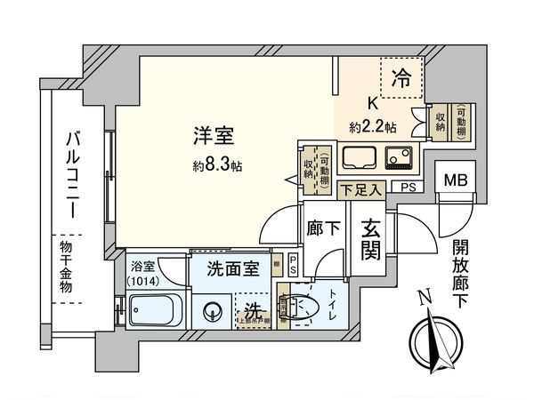 ラルステージ十日市 間取図(平面図) ラルステージ十日市 間取図(平面図)