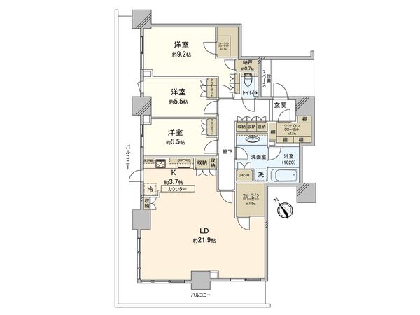 hitoto広島TheTower 間取図(平面図) hitoto広島TheTower 間取図(平面図)