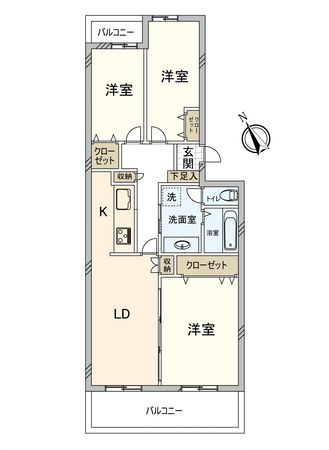 旭町パーク・マンション 間取図(平面図) 旭町パーク・マンション 間取図(平面図)