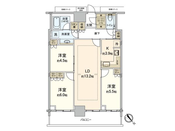 間取図(平面図)