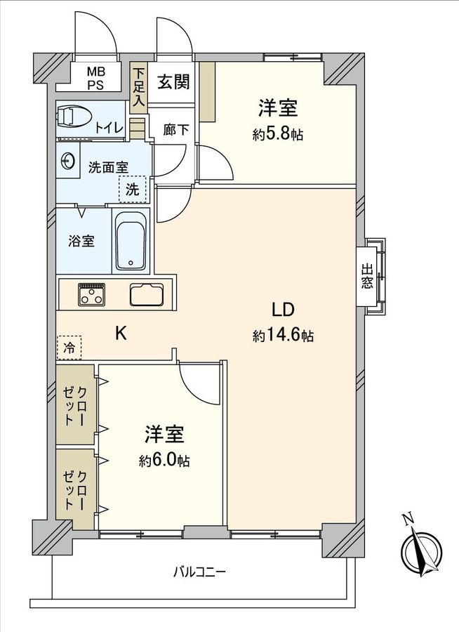 ダイアパレス加古町 間取図(平面図) 間取図(平面図)