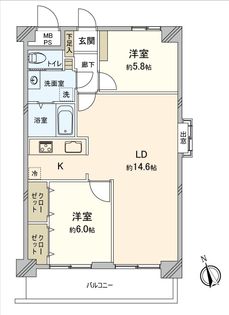 ダイアパレス加古町 間取図(平面図)