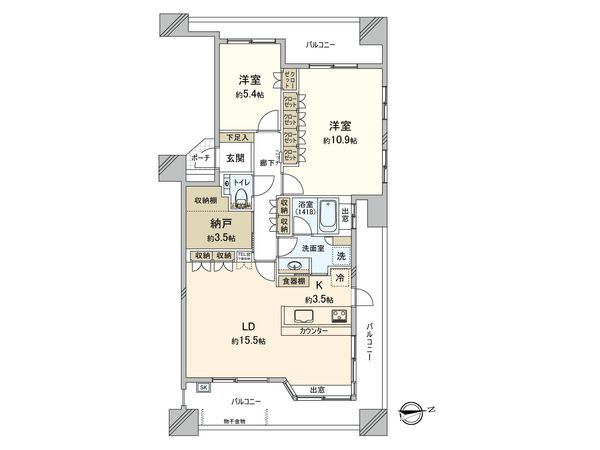 間取図(平面図)